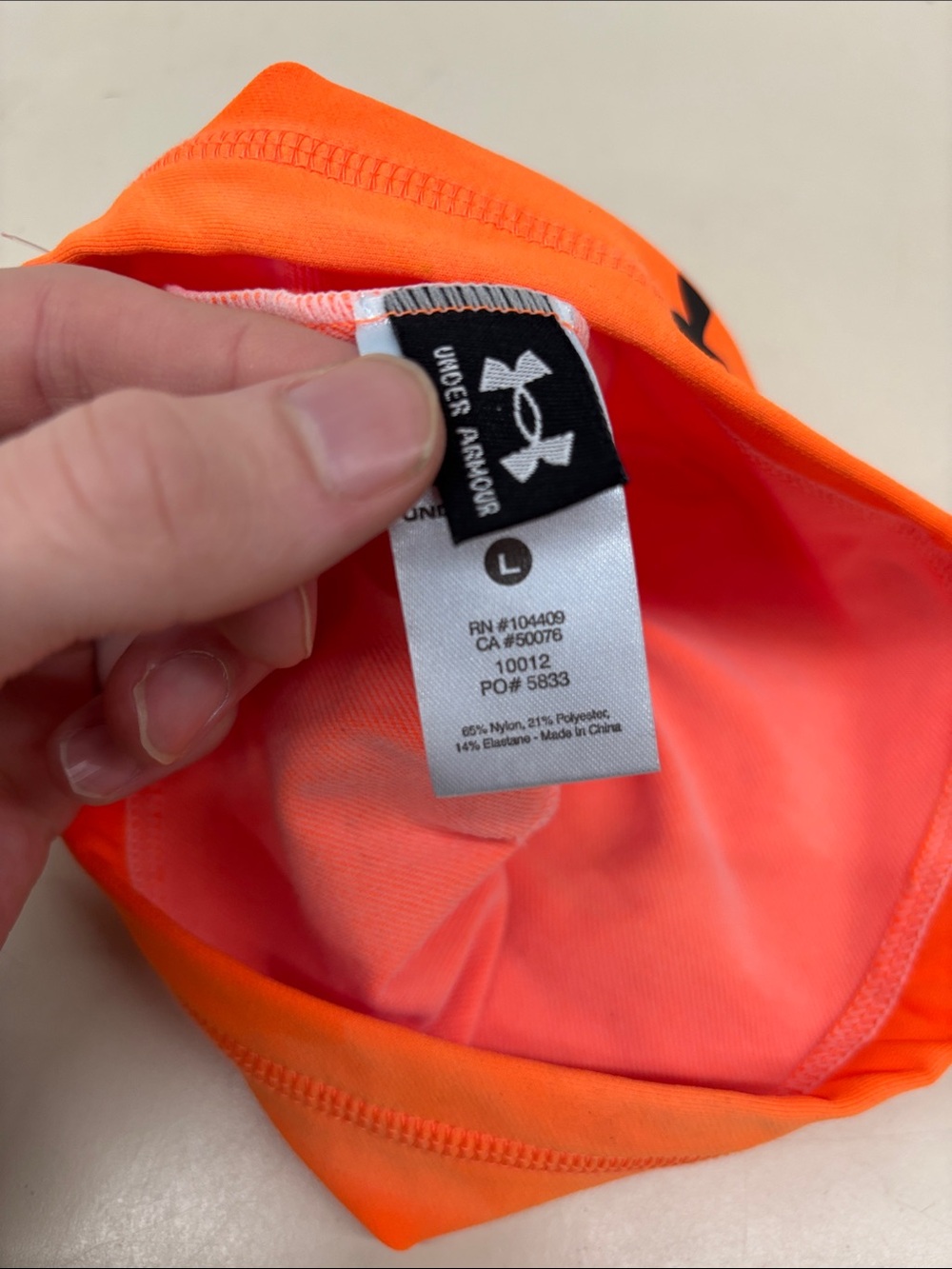 NWT Under Armour Men’s Orange Stretch Beanie - Picture 7 of 7